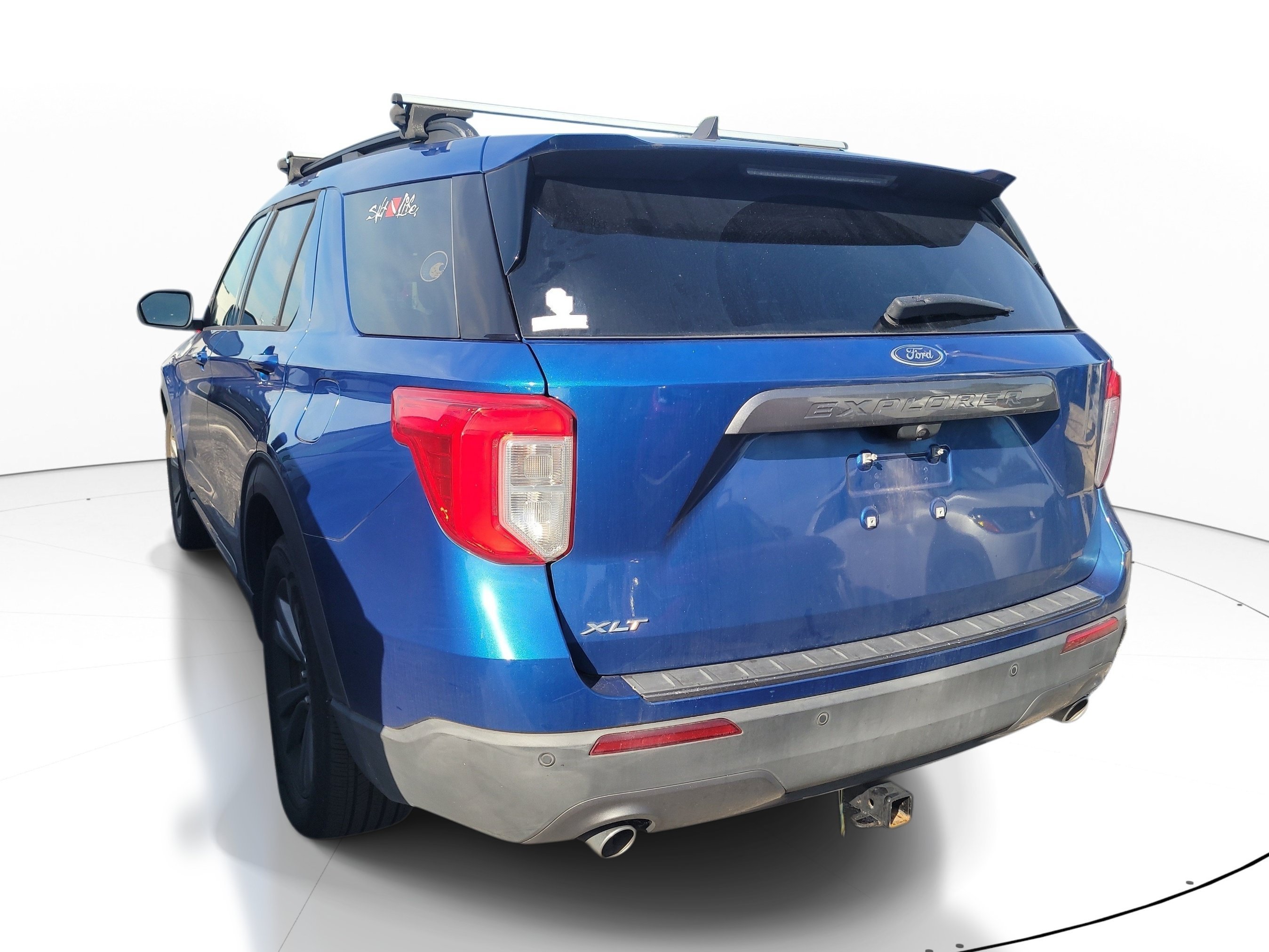 Used 2021 Blue Metallic Ford XLT image 4