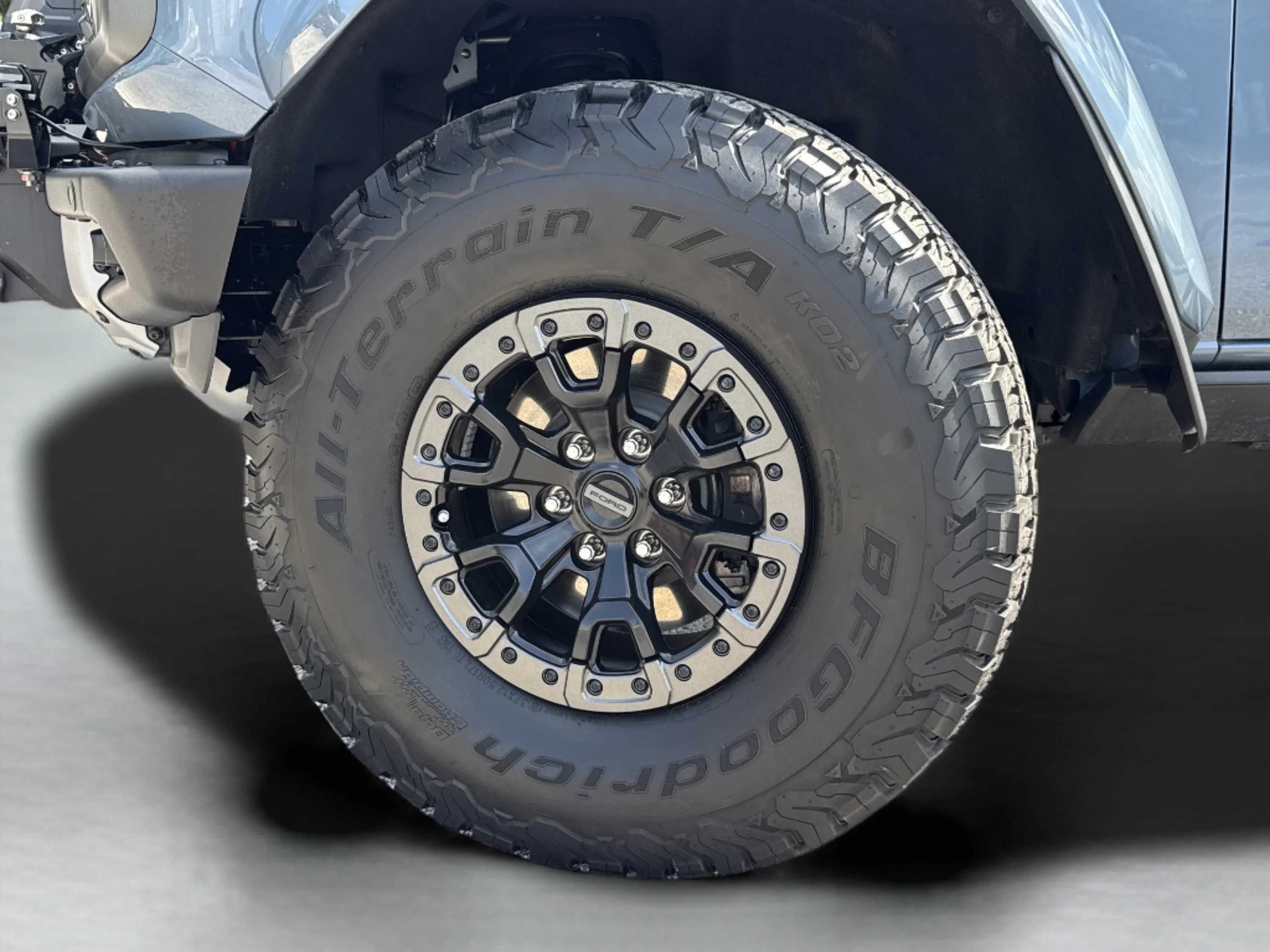 Used 2024 Azure Gray Metallic Tri-Coat Ford Raptor image 45