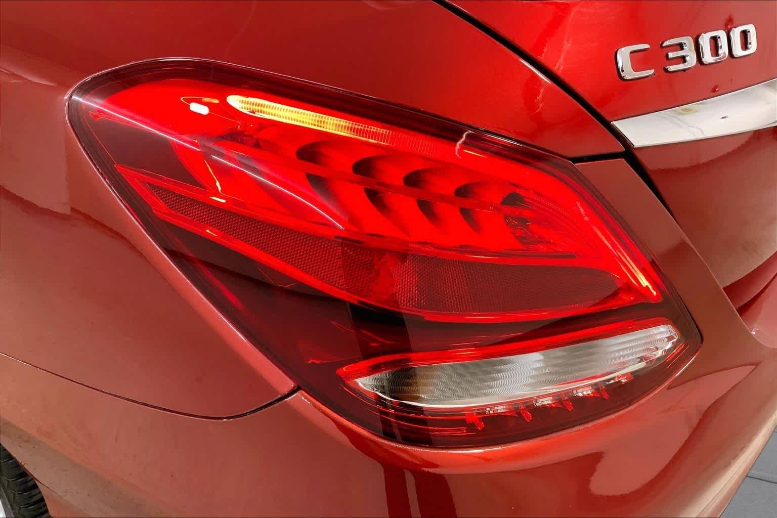 Used 2018 designo Cardinal Red Metallic Mercedes-Benz C 300 image 28