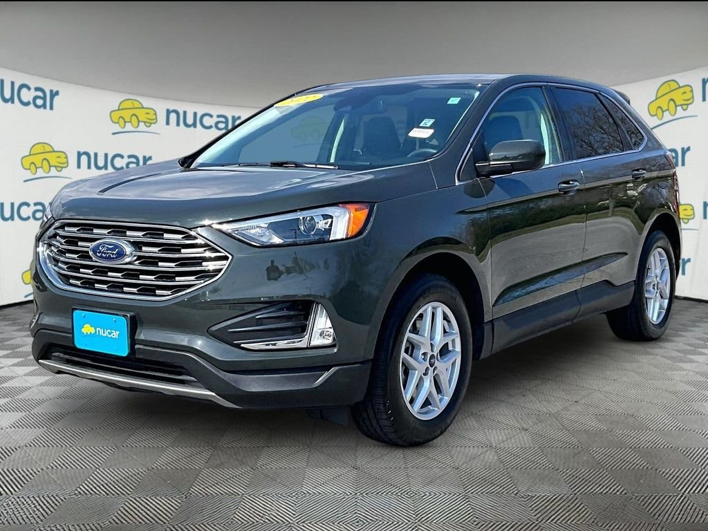 Used 2022 Green Ford SEL image 3