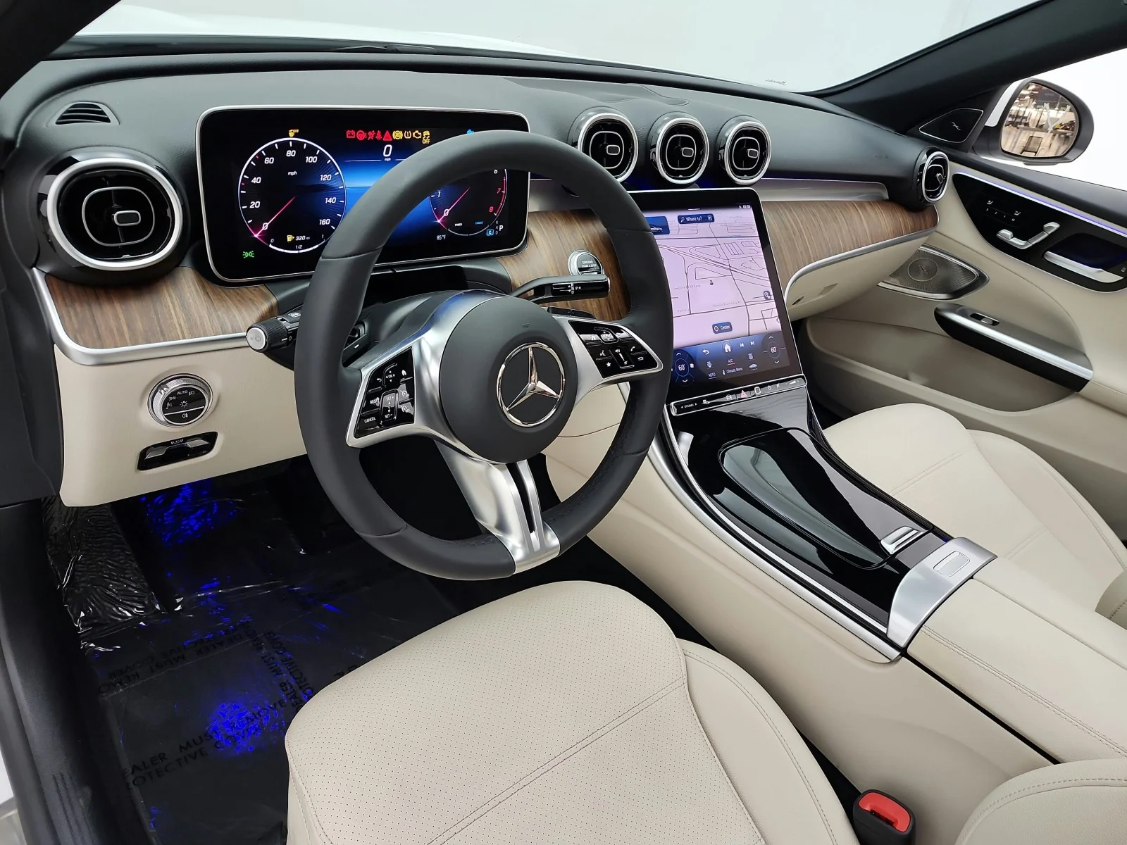 Certified Used 2024 Polar White Mercedes-Benz C 300 Sedan image 9