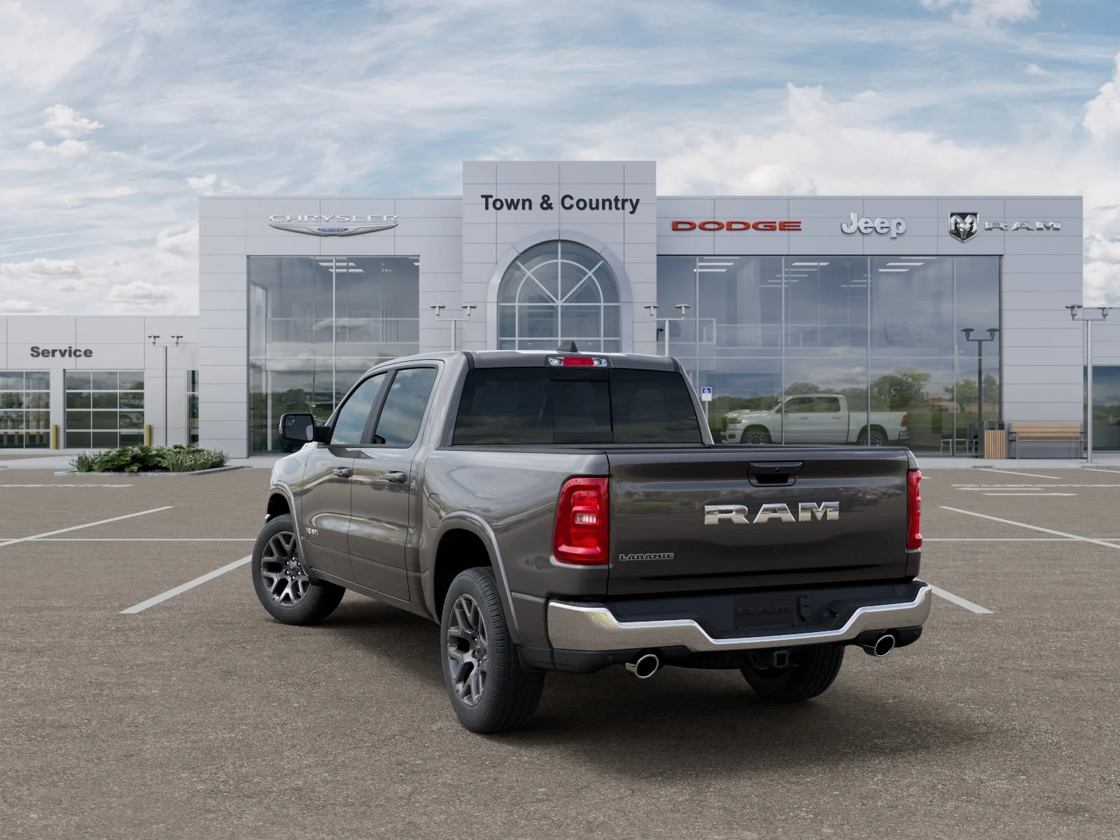 New 2026 Granite Crystal Metallic Clear-Coat Exterior Paint RAM Laramie image 29