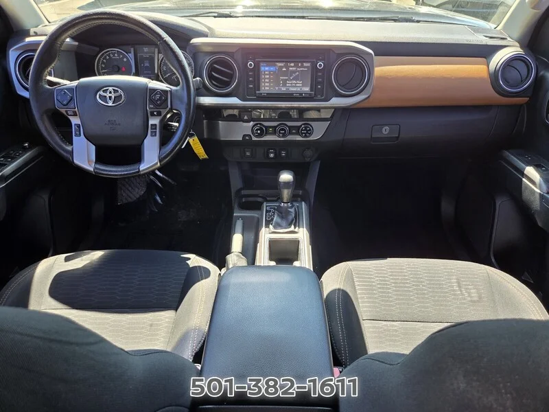 Used 2018 Midnight Black Metallic TOYOTA SR5 DOUBLE CAB 6