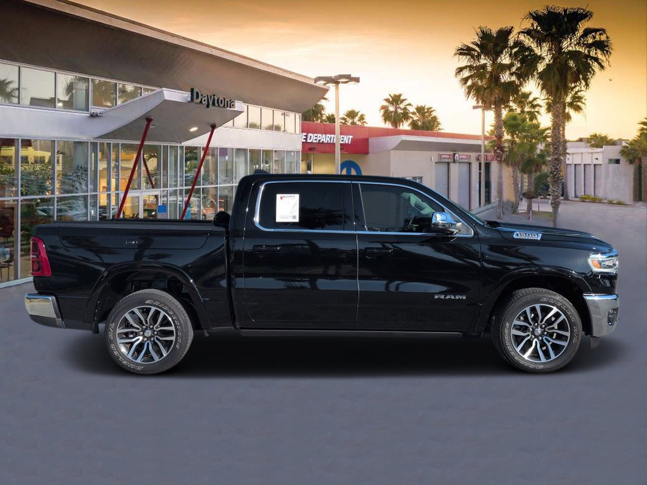 Certified Used 2025 Diamond Black Ram Longhorn image 2