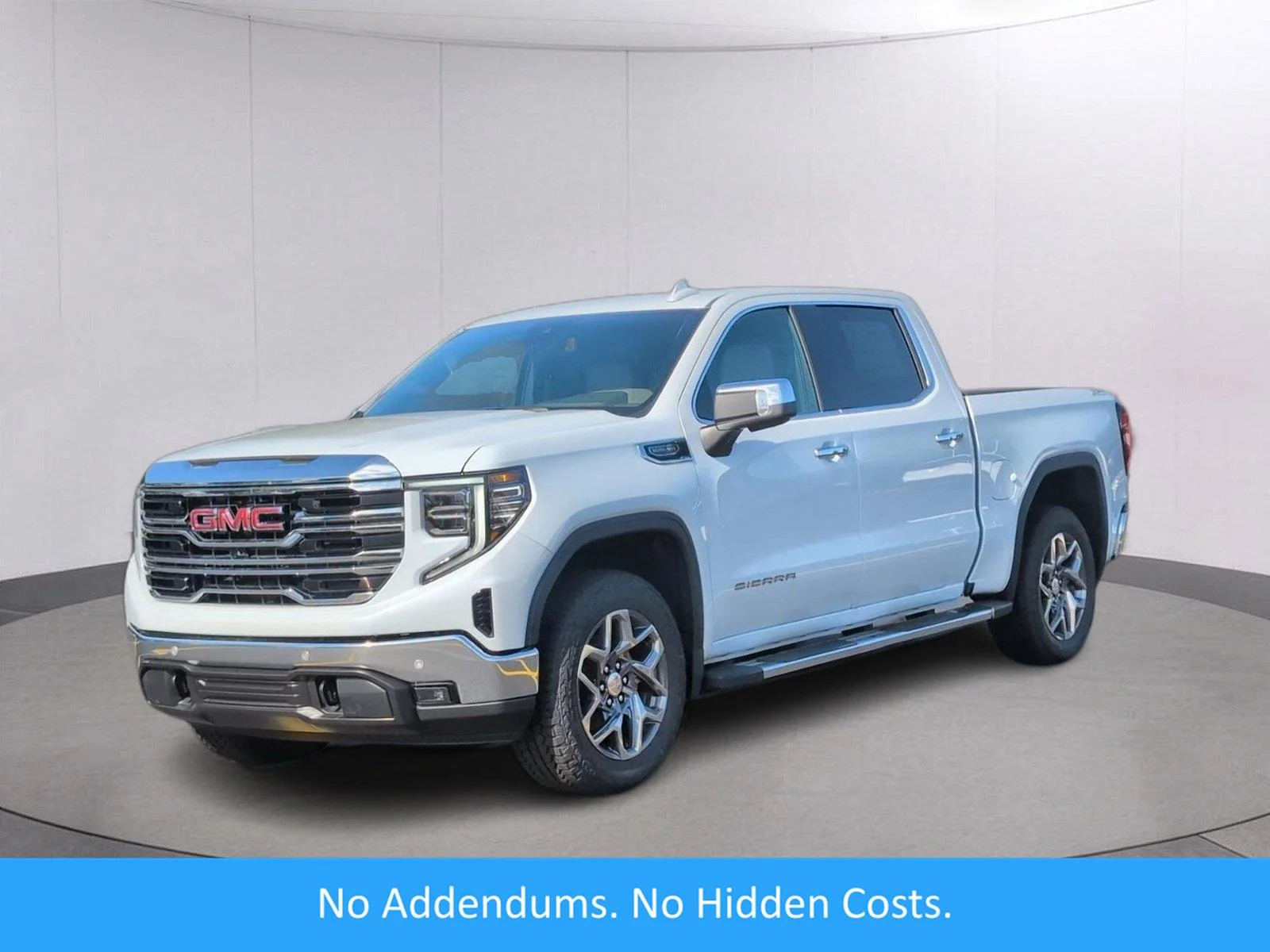 New 2026 Glacier White Tricoat GMC SLT image 1