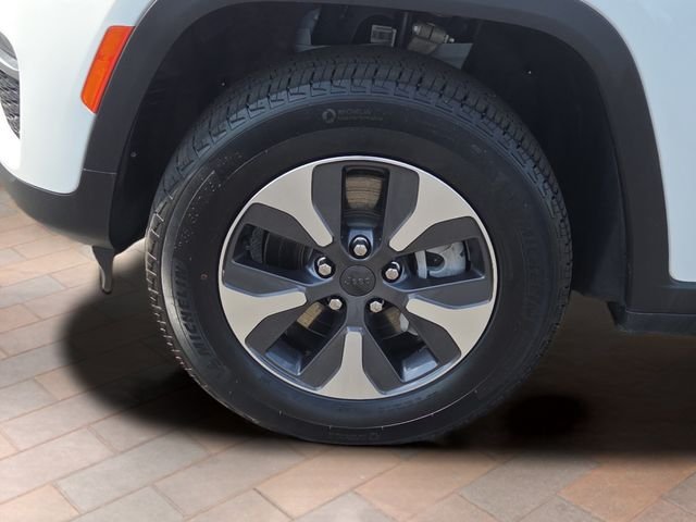Used 2023 Bright White Clearcoat Jeep 4xe image 4