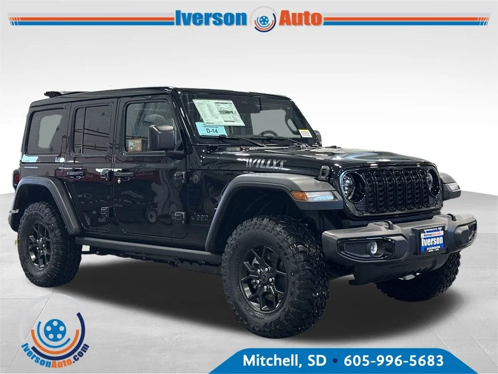 New 2026 Jeep Wrangler Willys 4D Sport Utility in Mitchell #28698