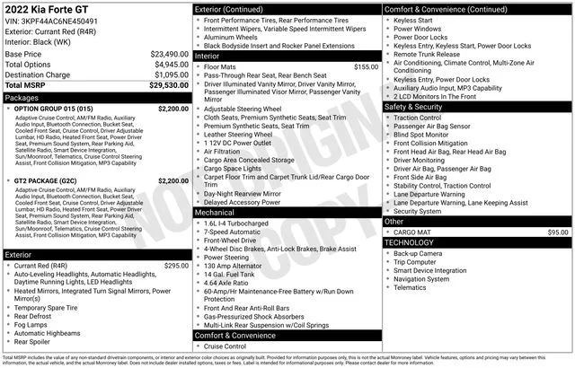 Used 2022 Red Kia GT image 40