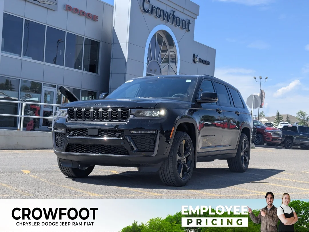 New 2026 Black Jeep Limited - - 4x4 - Dual- Pane Panoramic Sunroof - Trailer Tow Pkg - 9 Spkr/Subwoofer & More! image 1