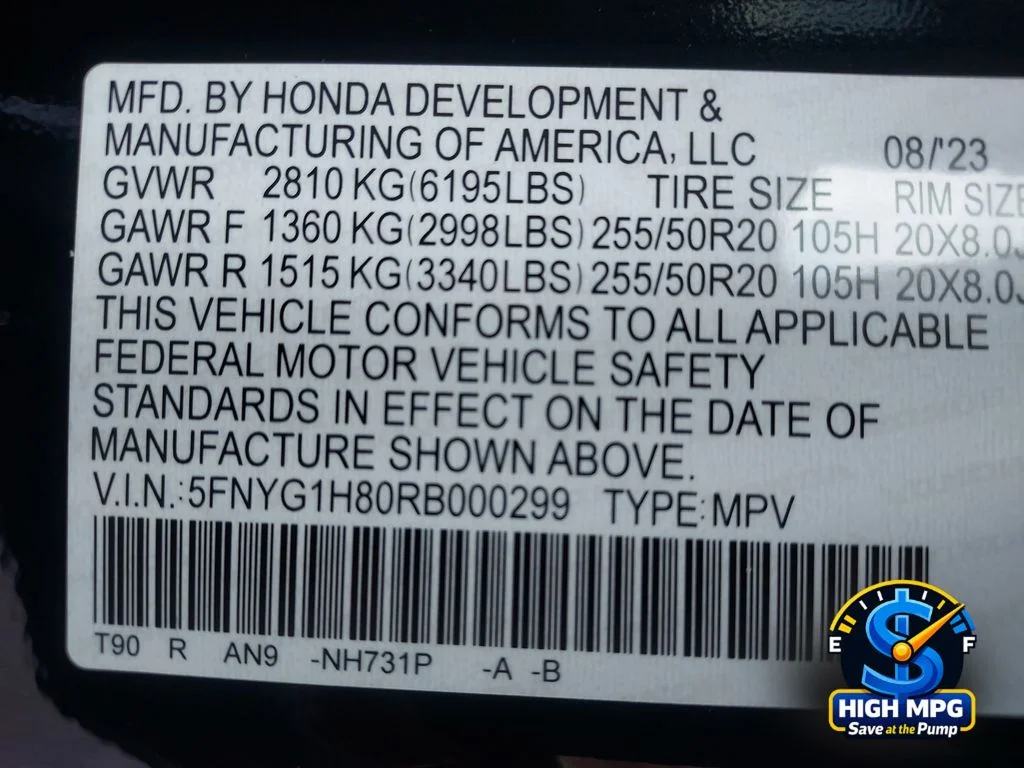 Certified Used 2024 Crystal Black Pearl Honda AWD ELITE image 25