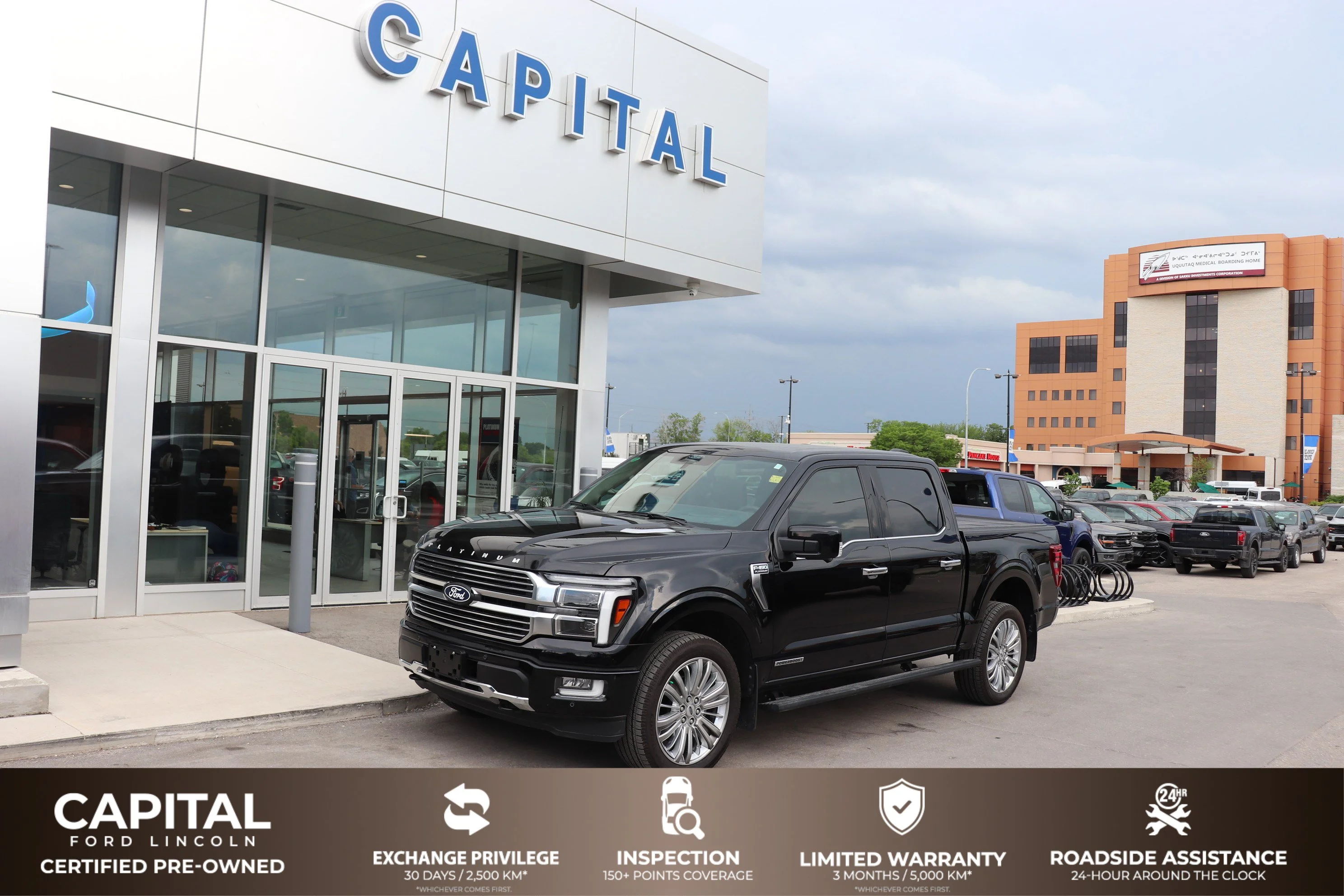 Used 2025 Black Ford Platinum image 1