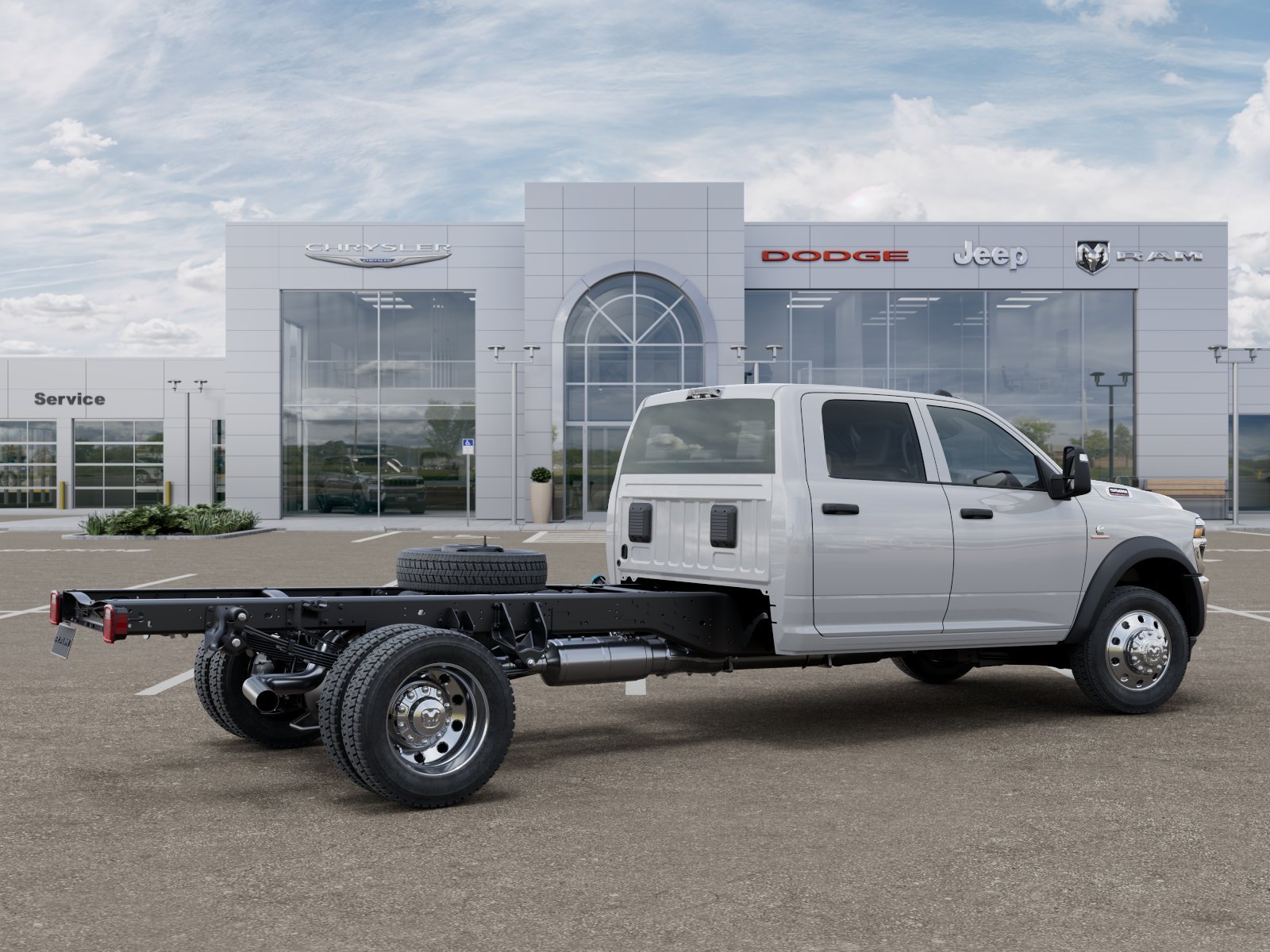 New 2026 Bright White Clear-Coat Exterior Paint RAM Tradesman image 4
