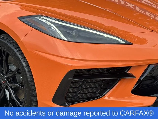 Used 2023 Orange Chevrolet Stingray image 2