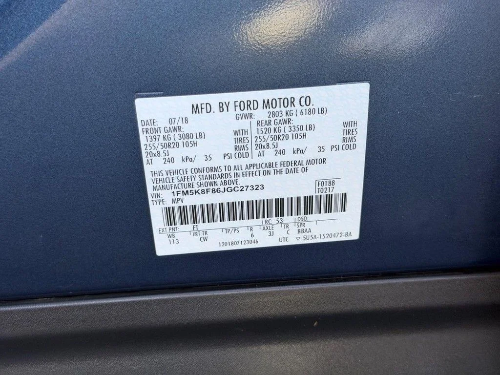 Used 2018 Blue Ford Limited image 26
