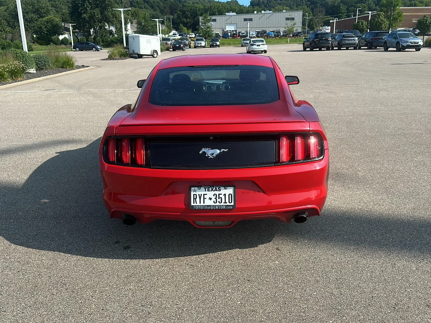 Used 2015 Race Red Ford EcoBoost image 4