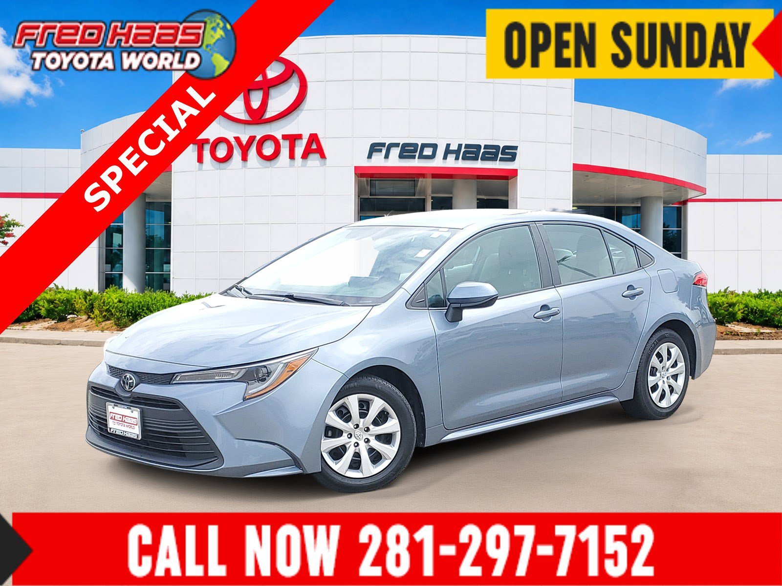 Used 2024 Gray Toyota LE image 1