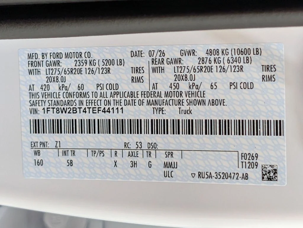 New 2026 Oxford White Ford F-250® Lariat® image 35