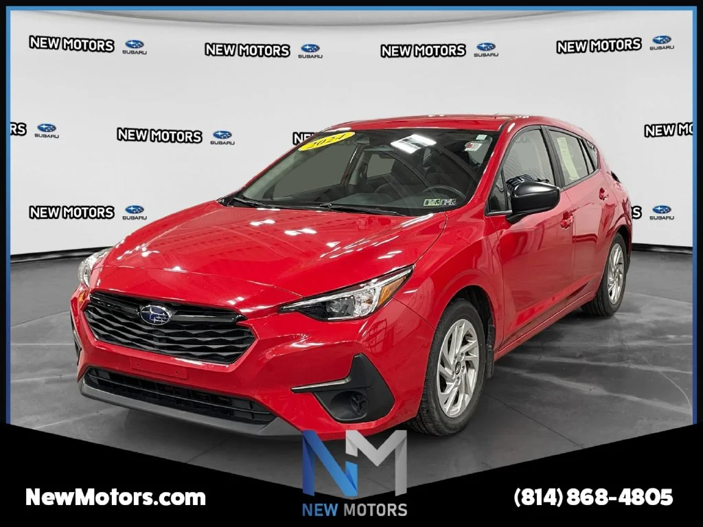 Used 2024 Pure Red Subaru Base image 1