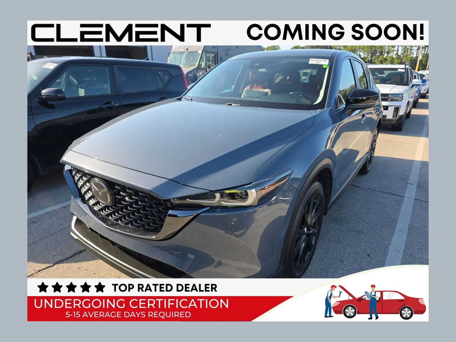 Used 2024 Gray Mazda 2.5 S Carbon Edition image 1