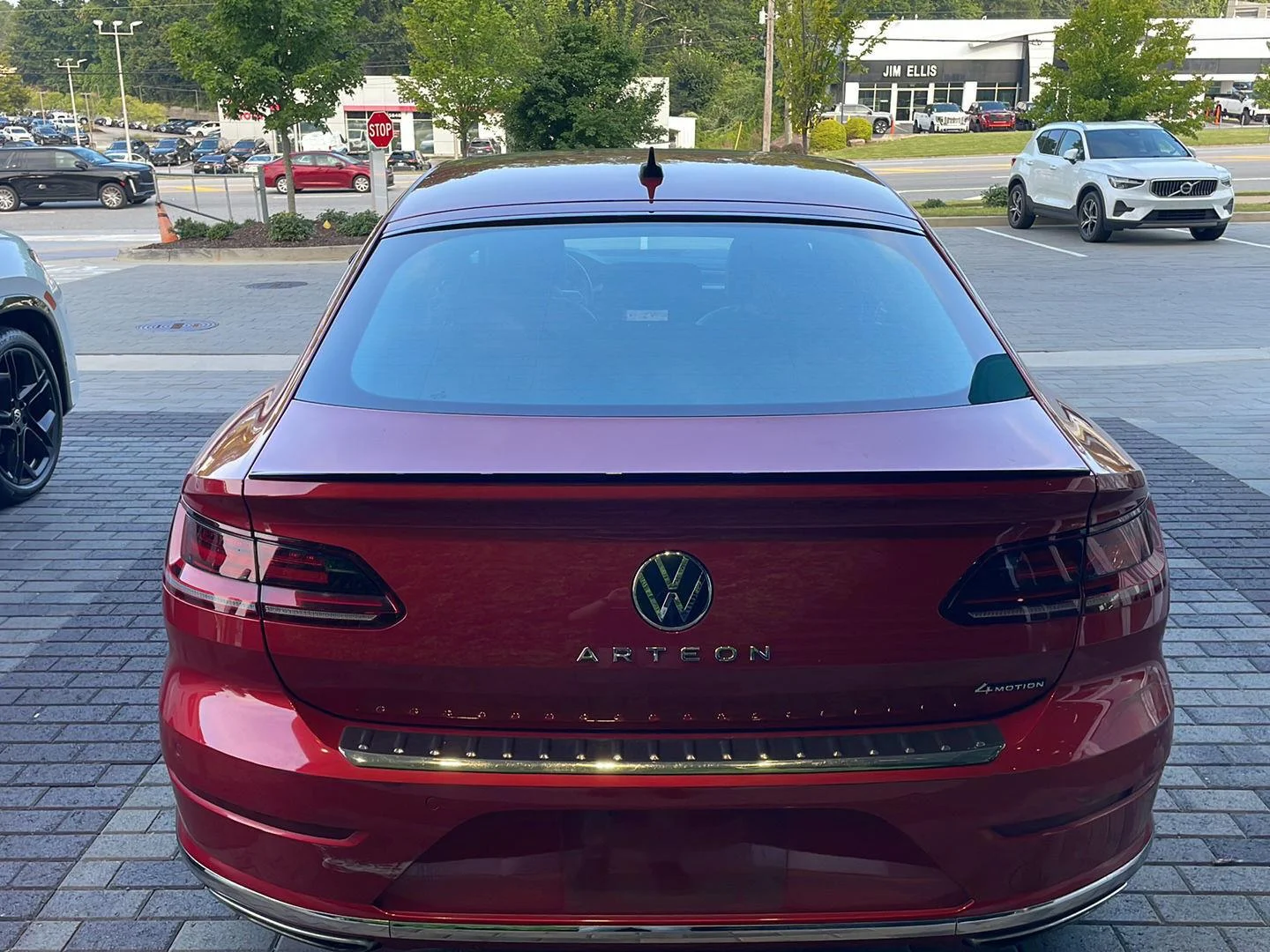 Certified Used 2021 Kings Red Metallic Volkswagen SEL Premium R-Line image 24