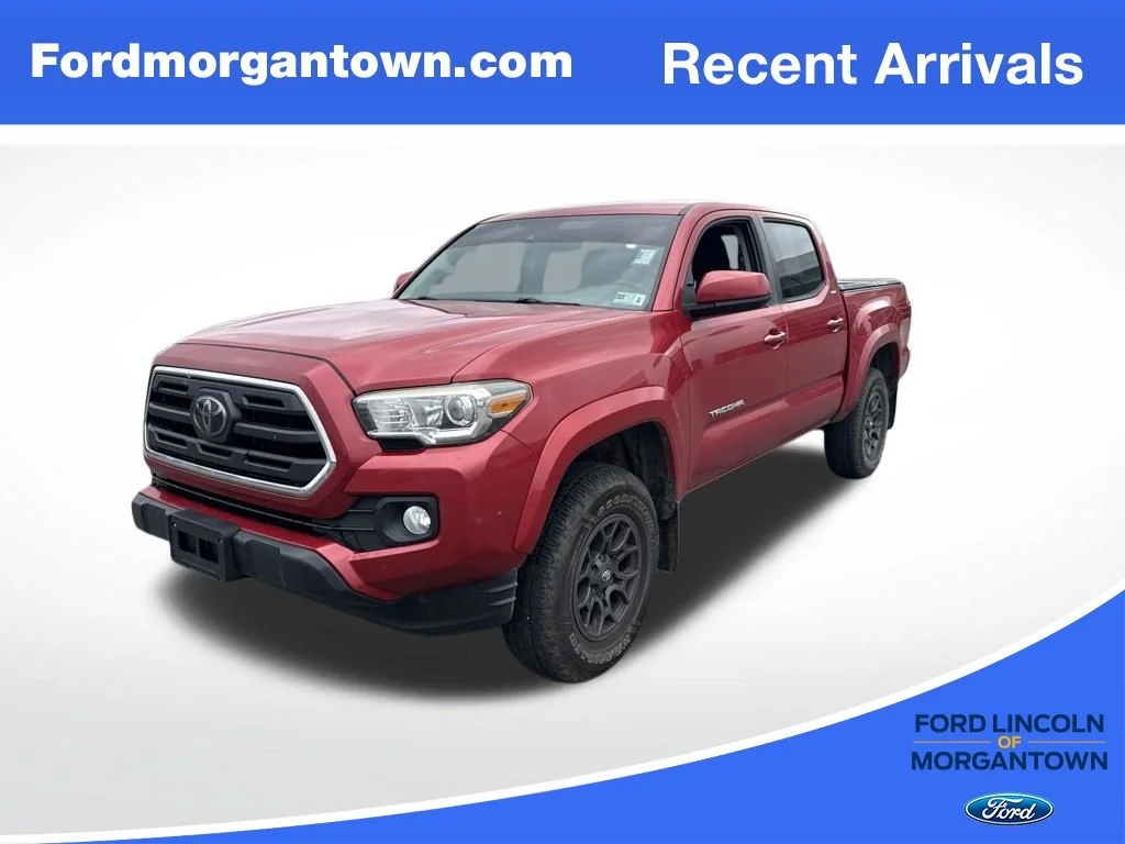 Used 2018 Barcelona Red Metallic Toyota SR5 image 1