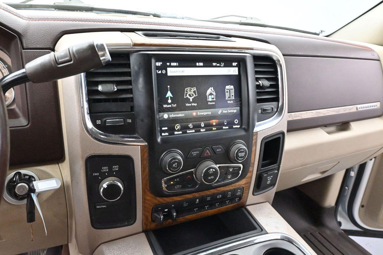 Used 2018 Bright White Clearcoat Ram Laramie Longhorn image 18