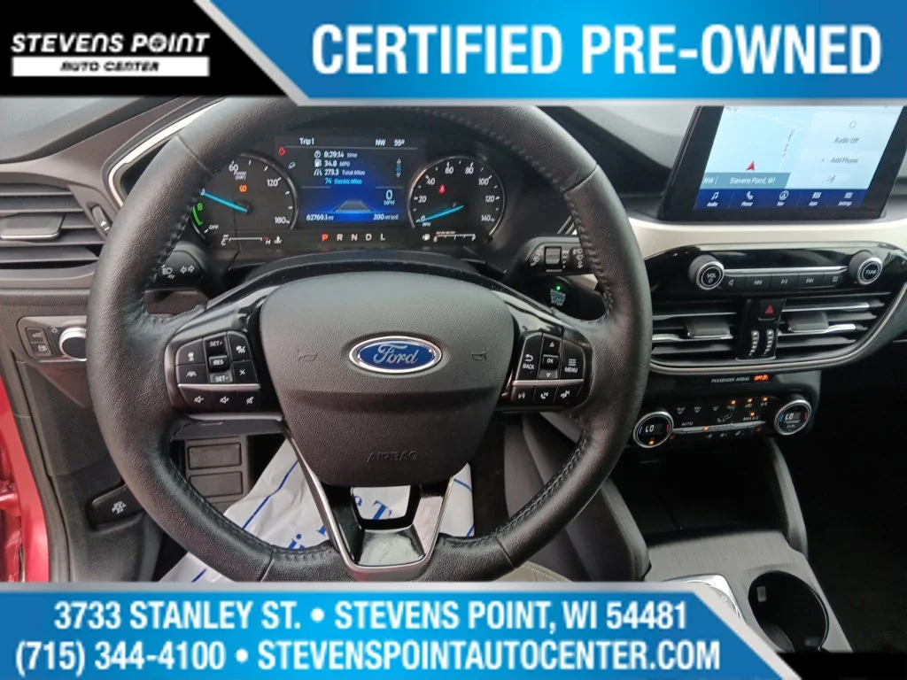 Used 2021 Rapid Red Metallic Tinted Clearcoat Ford SE image 20