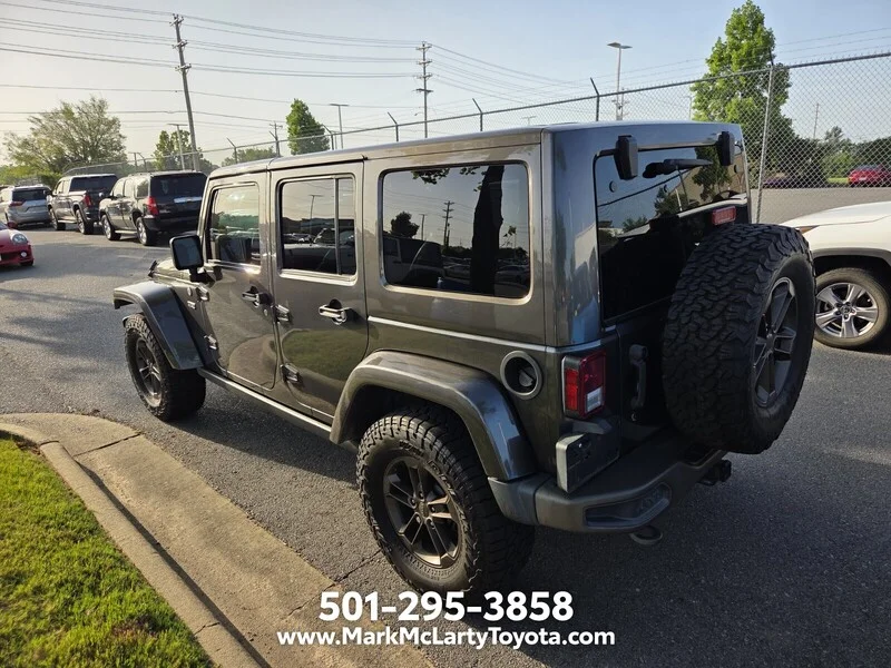 Used 2017 Crystal Metallic JEEP UNLIMITED SAHARA image 8