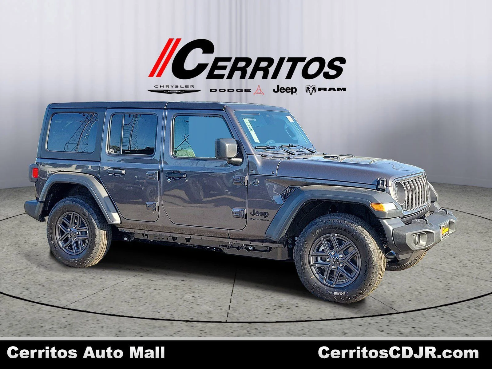 New 2026 Gray Jeep Sport S image 1