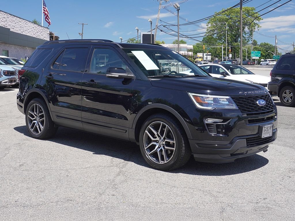 Used 2018 Ford Explorer Sport with VIN 1FM5K8GT8JGB25847 for sale in Riverdale, NJ