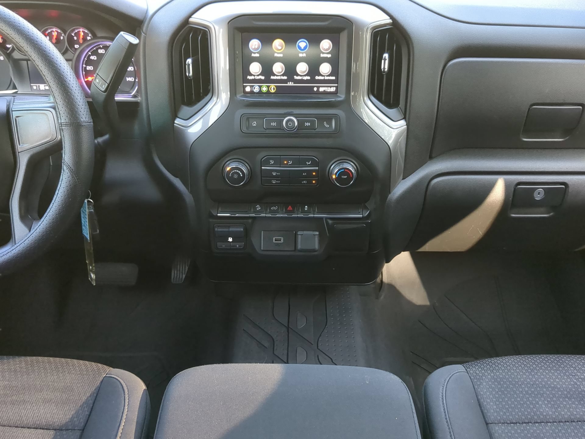 Certified Used 2019 Shadow Gray Metallic Chevrolet Custom Trail Boss Crew Cab Pickup image 51