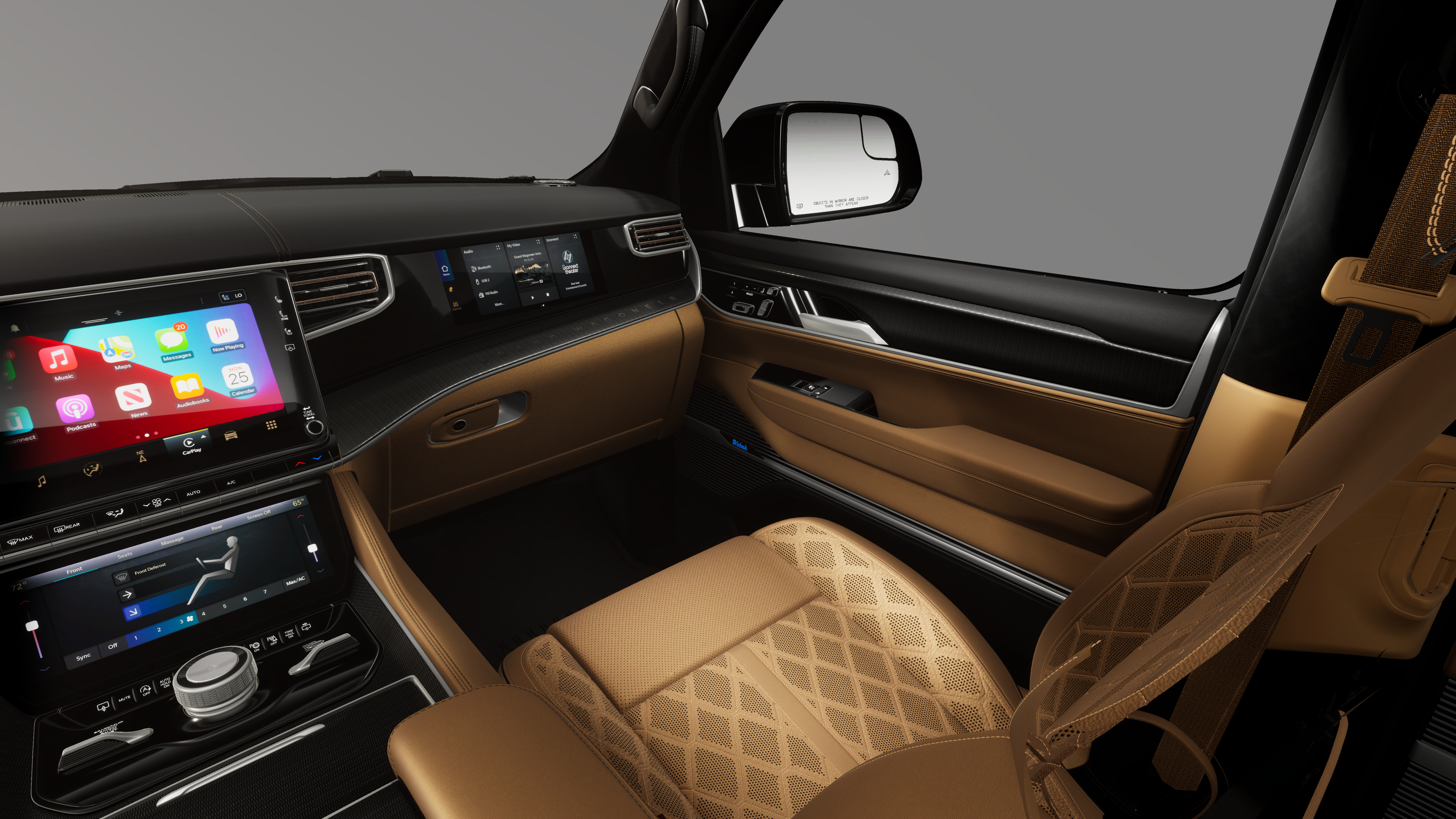 New 2026 Velvet Red Pearl-Coat Exterior Paint Jeep Grand Wagoneer image 7
