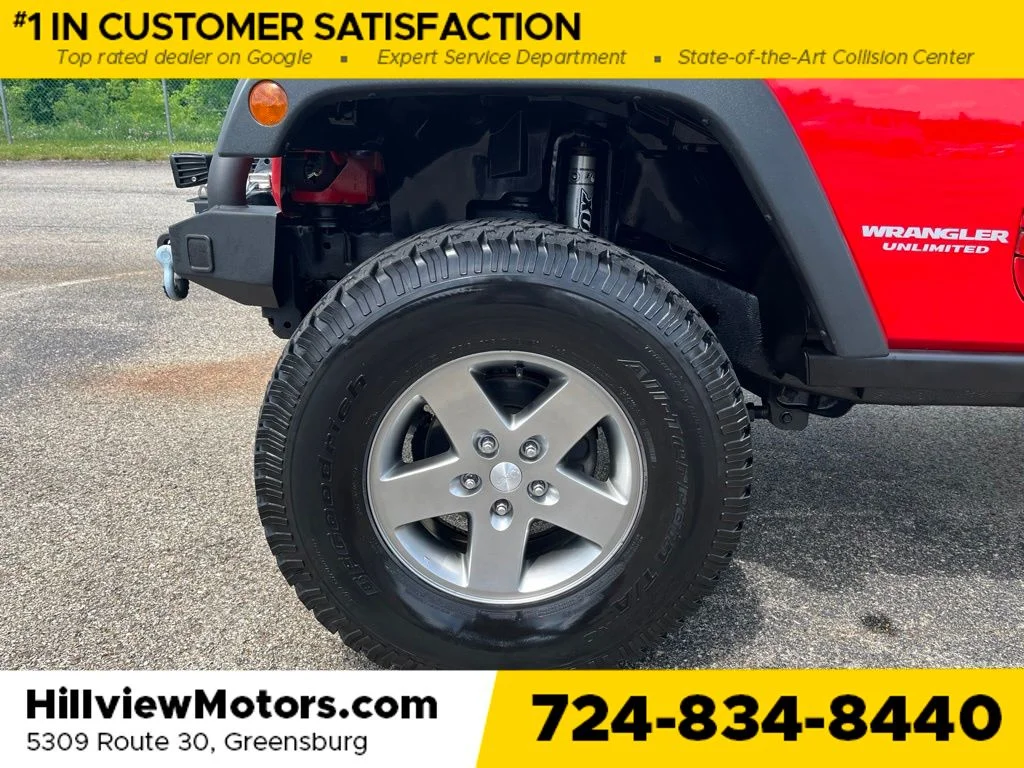 Used 2010 Flame Red Jeep Unlimited Rubicon image 9