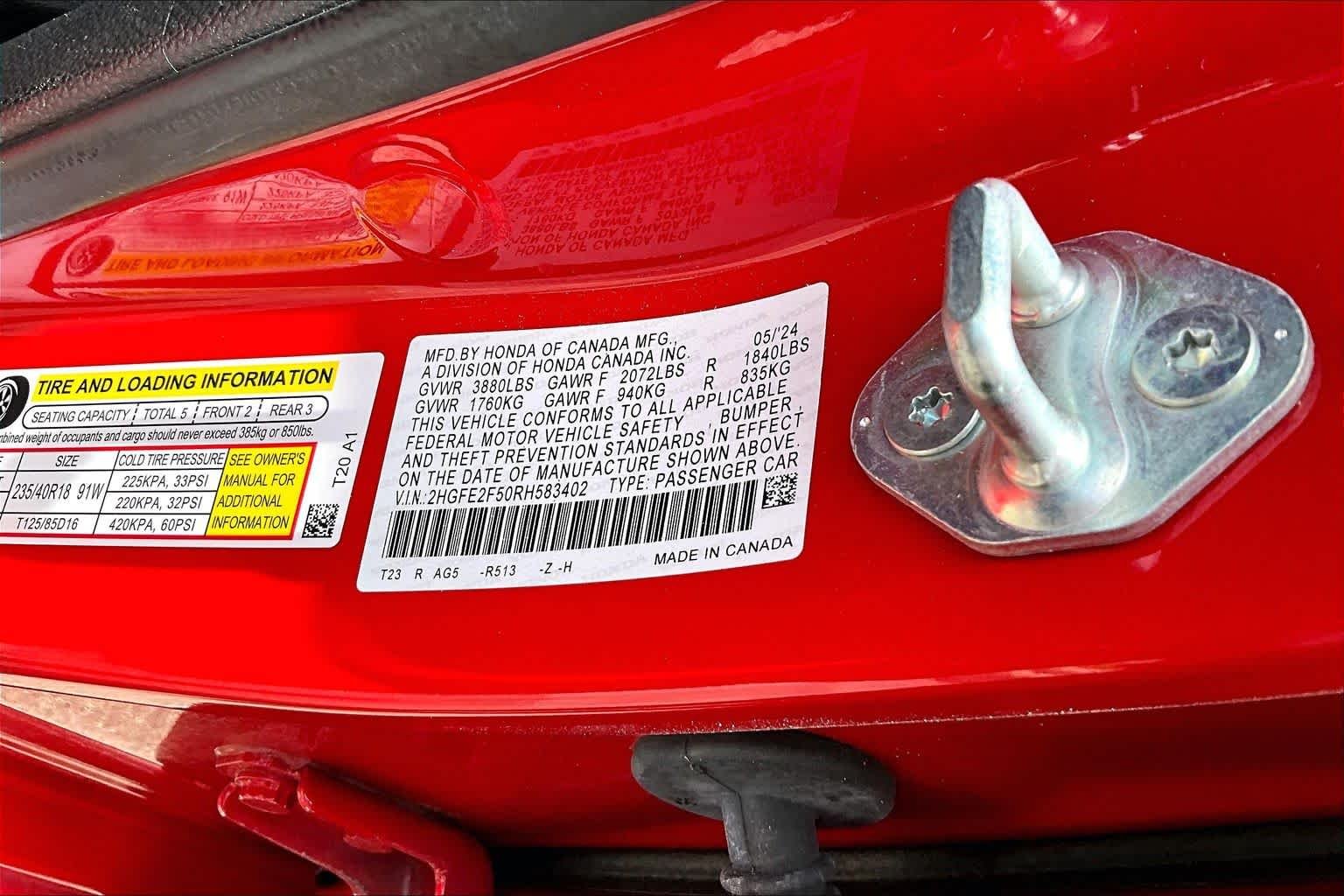 Used 2024 Rallye Red Honda Sport image 35