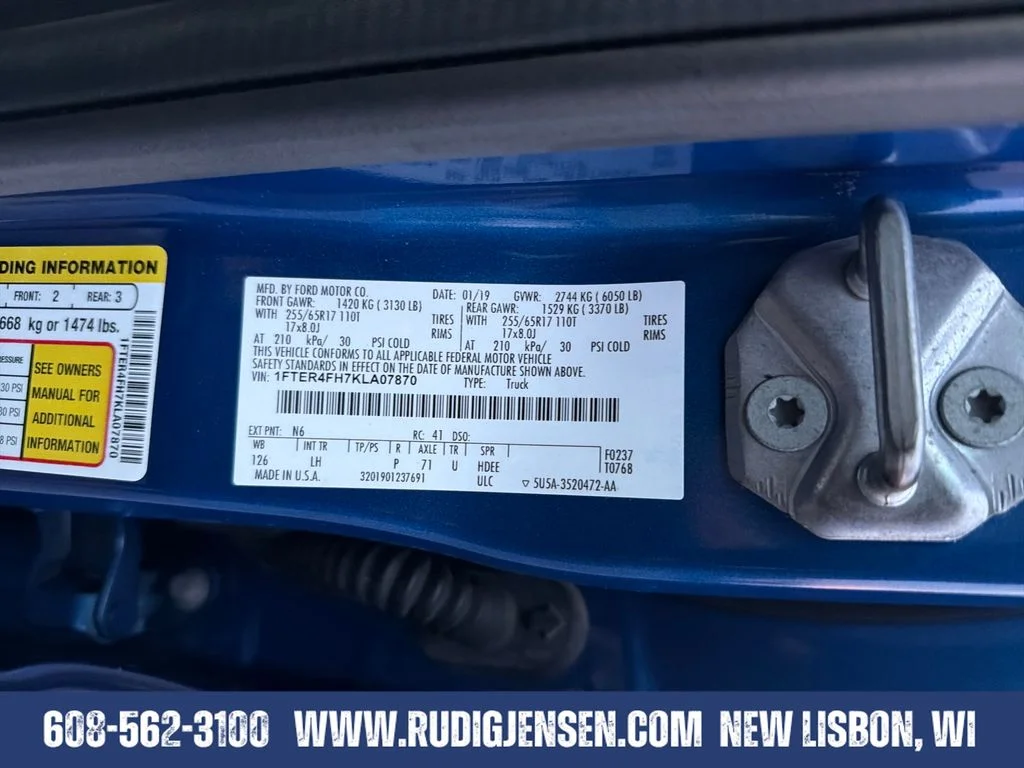 Used 2019 Blue Ford XLT image 29