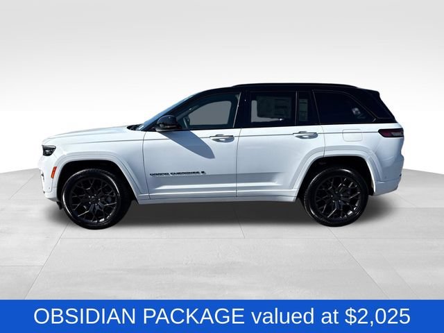 New 2025 Bright White Clear-Coat Exterior Paint Jeep Summit Reserve image 4