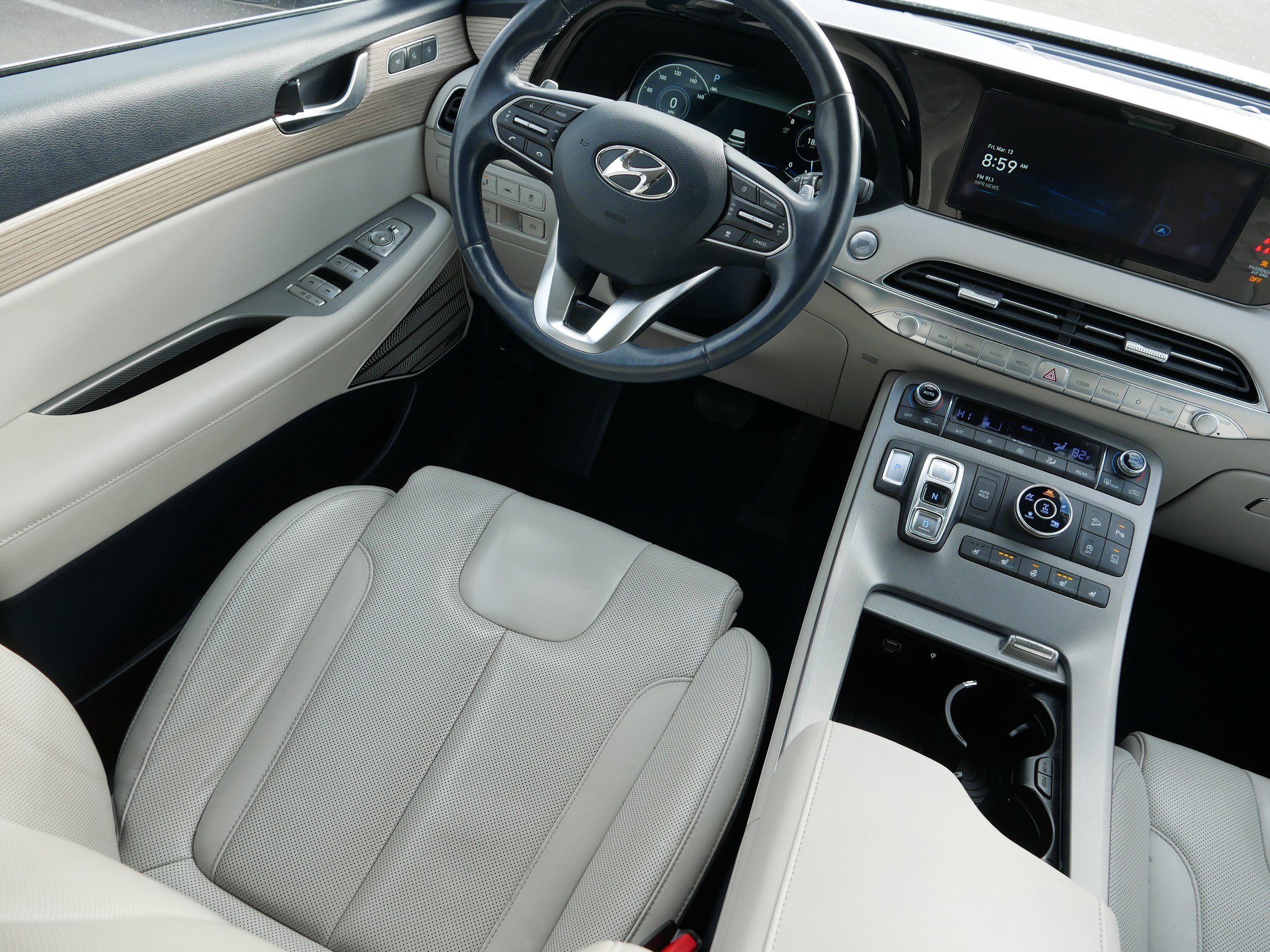 Certified Used 2021 Hyper White Hyundai Limited image 9