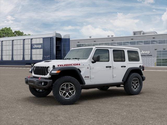 New 2026 Bright White Clear-Coat Exterior Paint Jeep Rubicon image 1