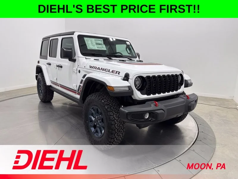 New 2026 Bright White Clearcoat Jeep  image 1