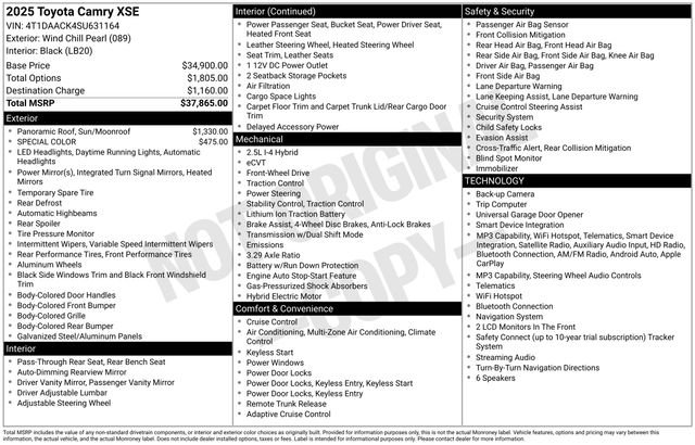 Used 2025 Beige Toyota XSE image 38