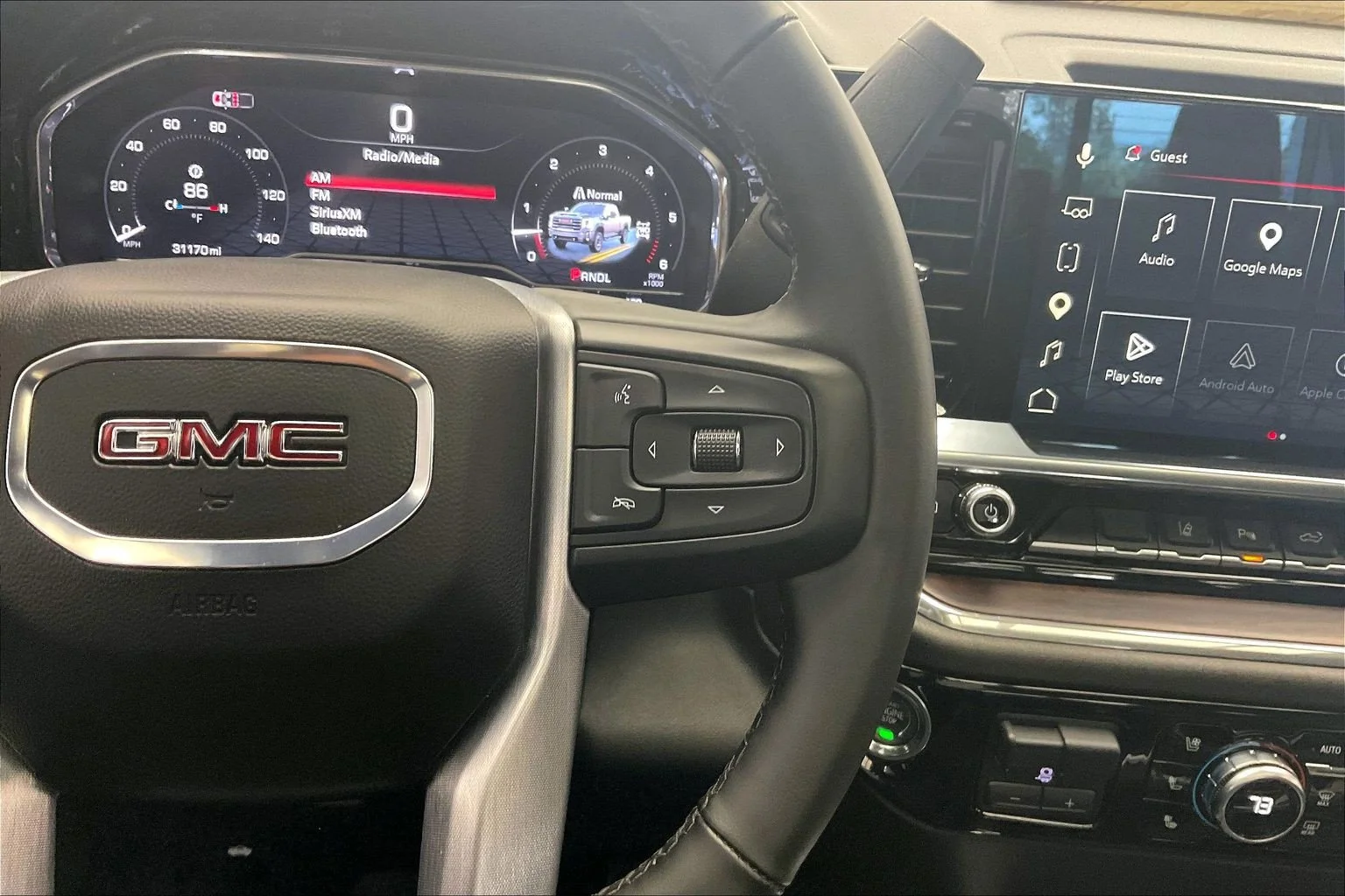 Used 2024 Volcanic Red Tintcoat GMC SLT image 21