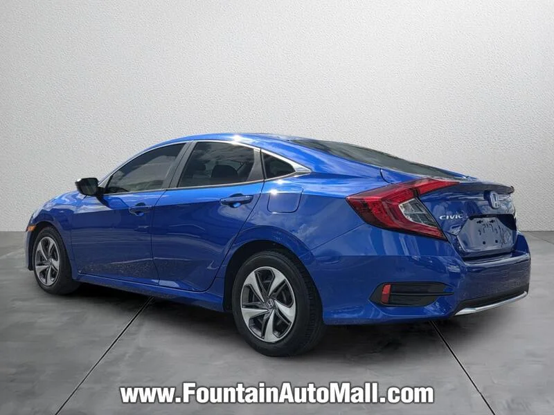 Used 2019 Aegean Blue Metallic Honda LX CVT image 3