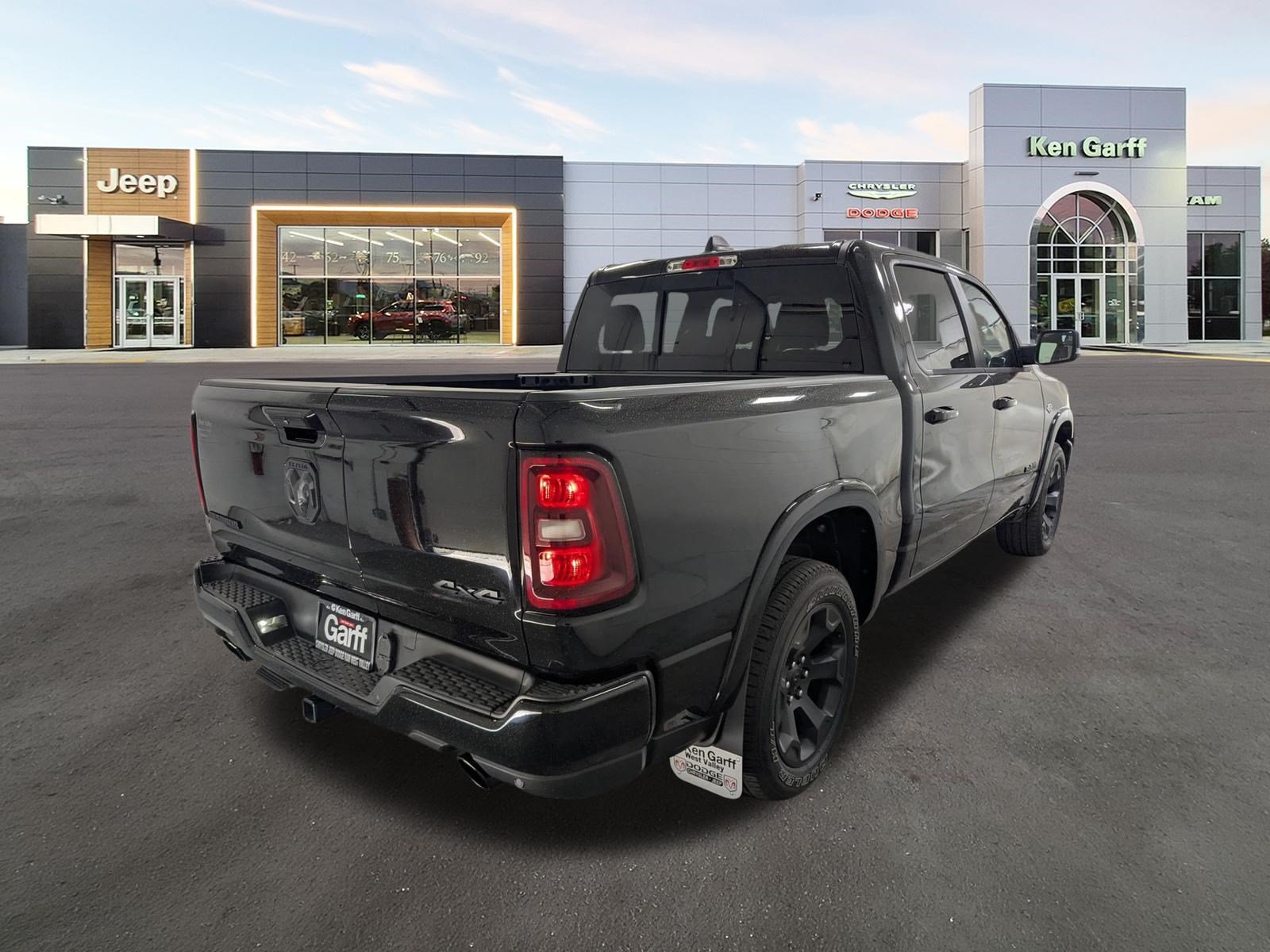 New 2026 Diamond Black Crystal Pearl-Coat Exterior Paint RAM Big Horn image 4