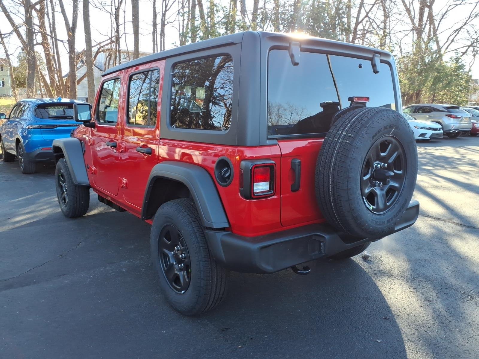 New 2026 Firecracker Red Clear-Coat Exterior Paint Jeep Sport image 5