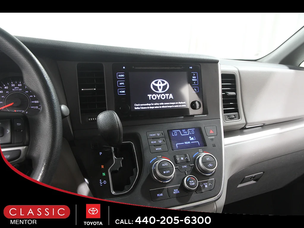Used 2017 Silver Sky Metallic Toyota LE 8-Passenger image 9