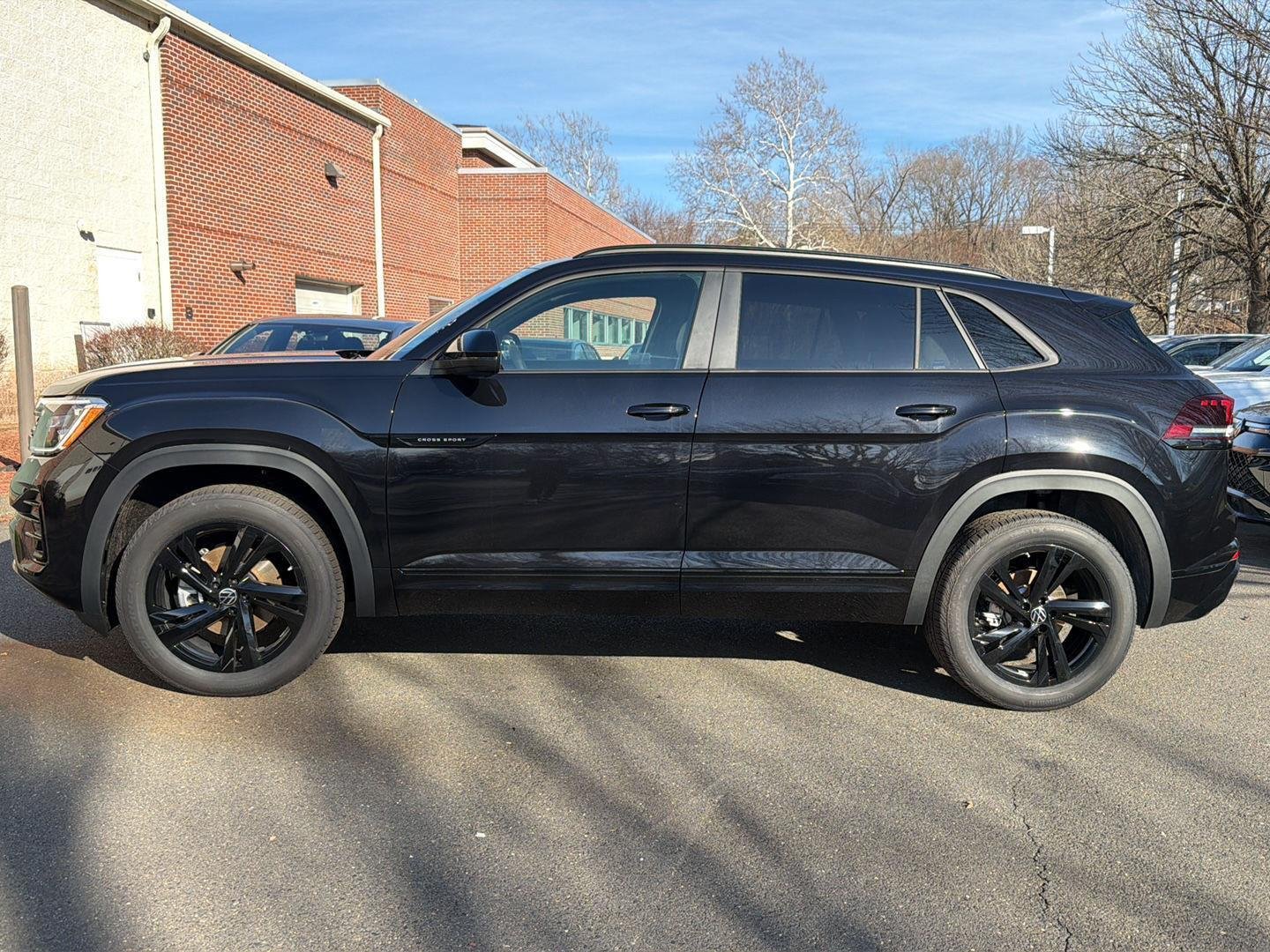 New 2026 Deep Black Pearl Volkswagen 2.0T SEL R-Line Black image 3