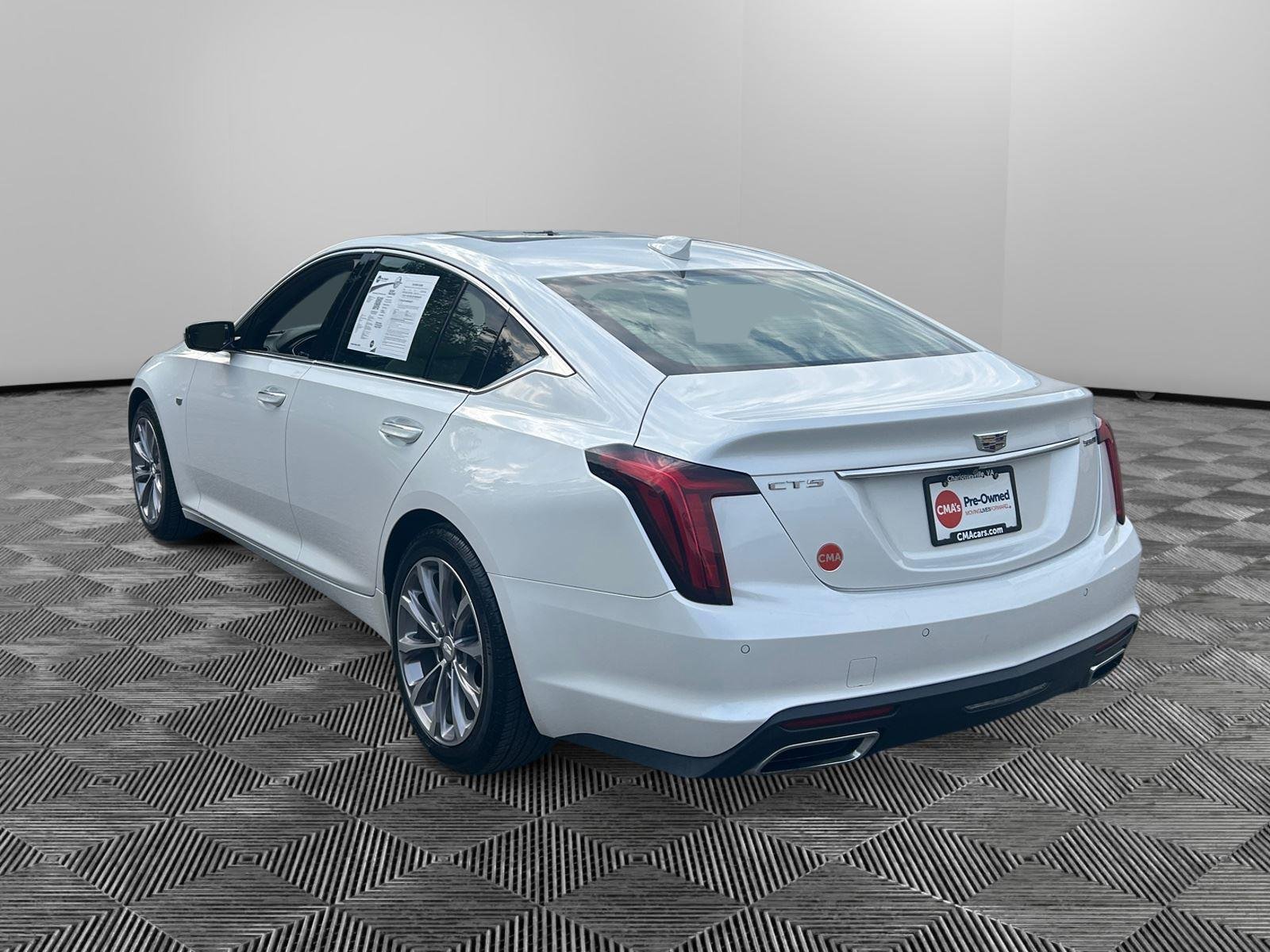 Used 2020 Crystal White Tricoat Cadillac Premium Luxury image 3