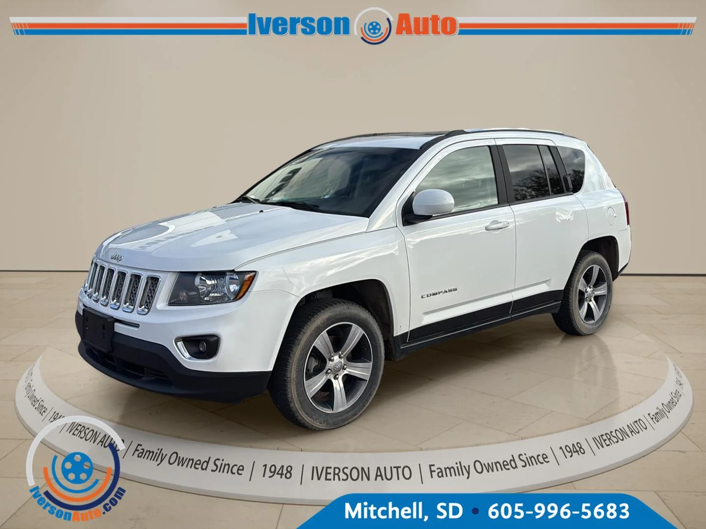 Used 2016 Bright White Clearcoat Jeep High Altitude Edition image 2