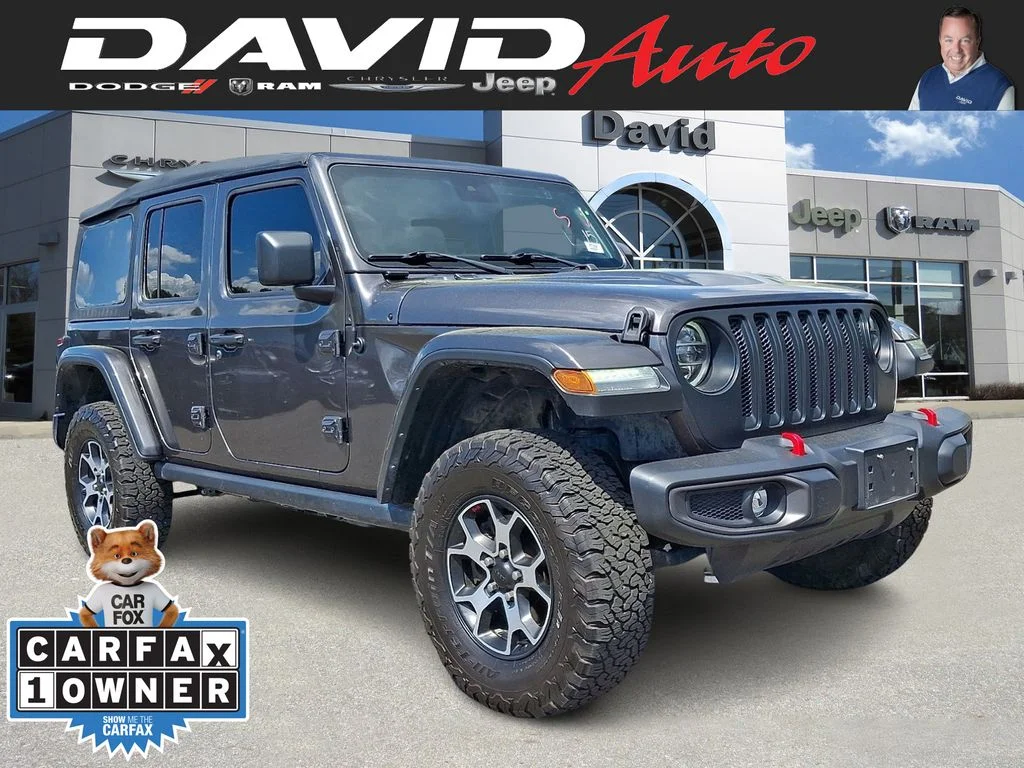 Used 2022 Gray Jeep Unlimited Rubicon image 1