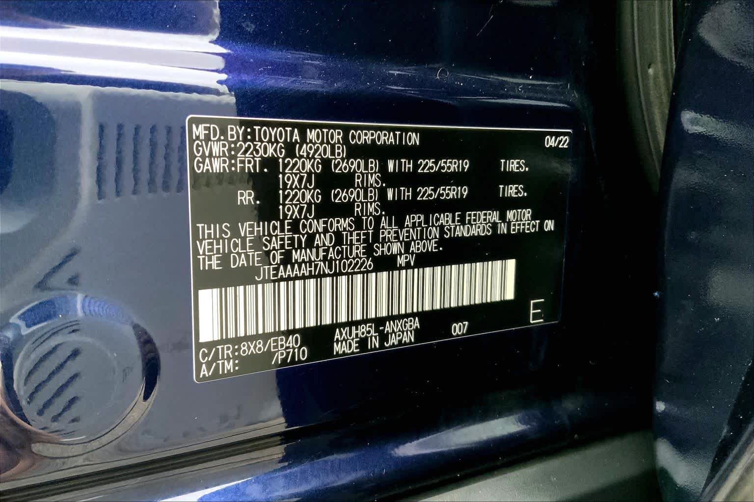 Used 2022 Blueprint Toyota XLE image 35